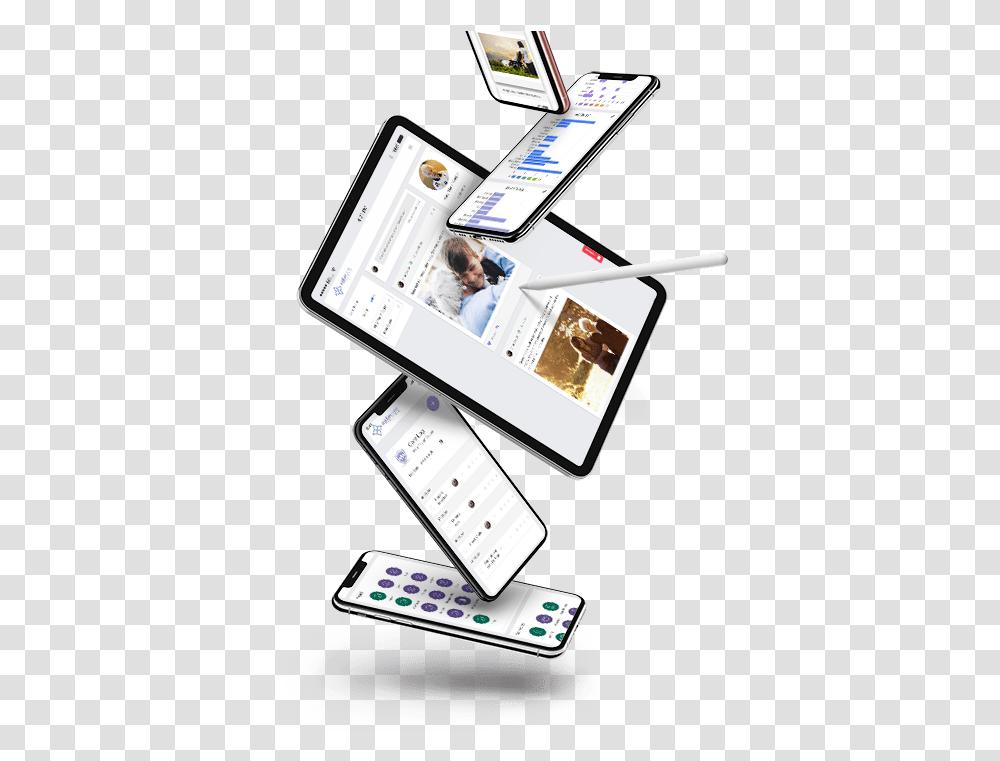 Ipad And Iphone Mockup, Mobile Phone, Electronics, Cell Phone, Person Transparent Png