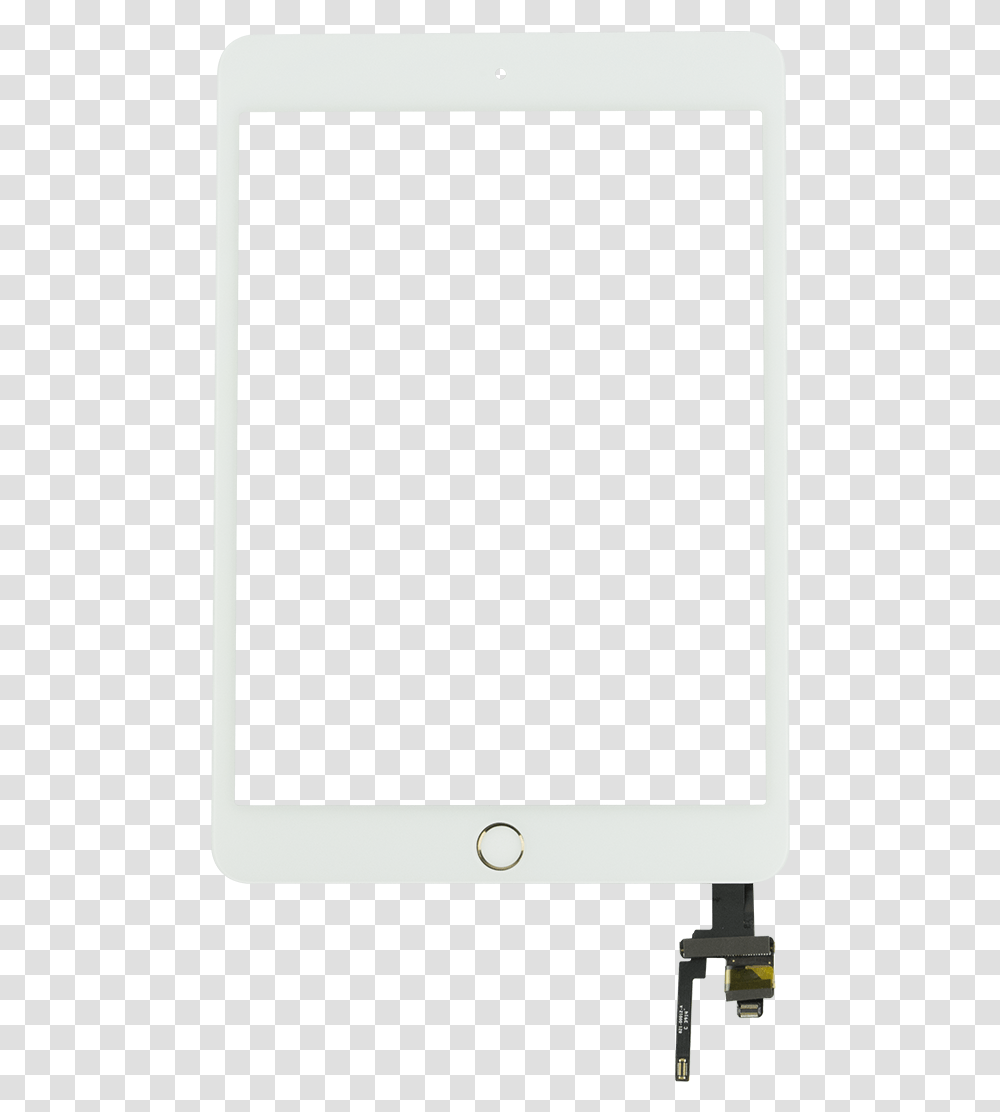 Ipad Mini 3 Digitizer White, Phone, Electronics, Mobile Phone, Cell Phone Transparent Png