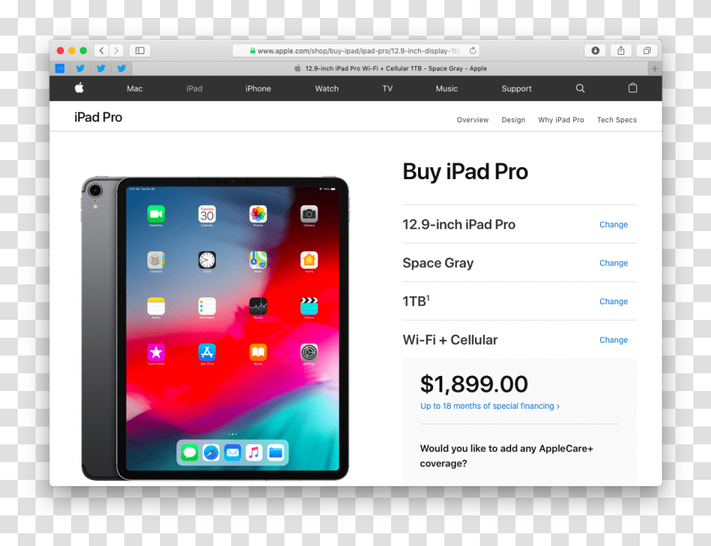 Ipad Pro 2018 Cost, Computer, Electronics, Mobile Phone, Cell Phone Transparent Png