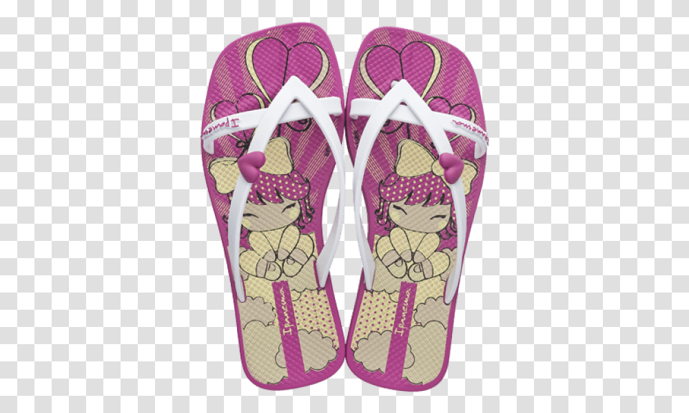 Ipanema Lolita Kids Pink Silver Flip Flops, Apparel, Footwear, Flip-Flop Transparent Png
