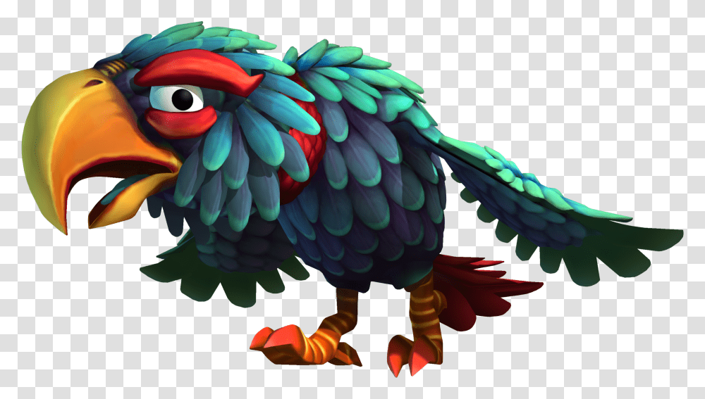 Ipb Image Donkey Kong Country Returns Blue Parrot, Toy, Bird, Animal, Macaw Transparent Png