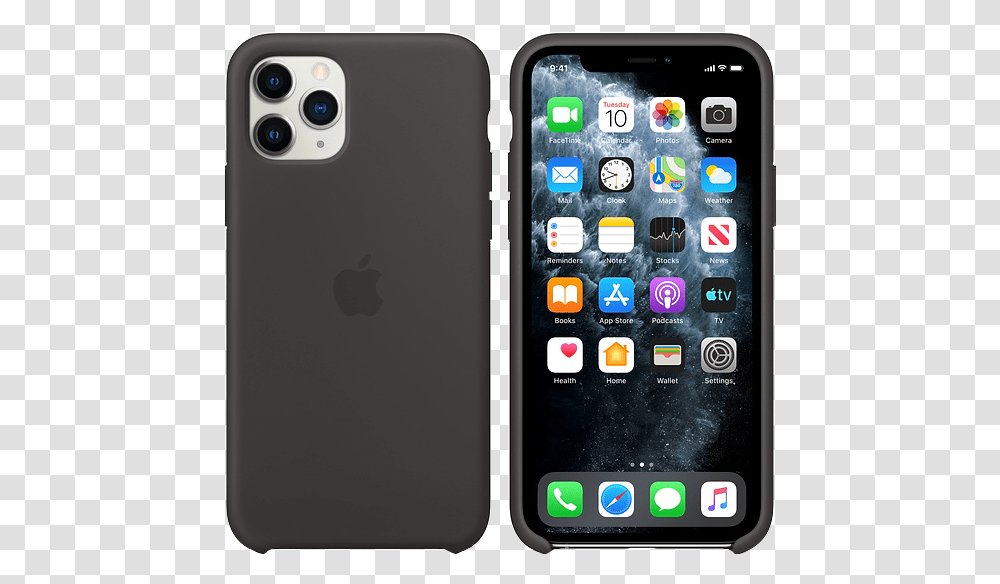 Iphone 11 Pro Silicone Case Black, Mobile Phone, Electronics, Cell Phone Transparent Png