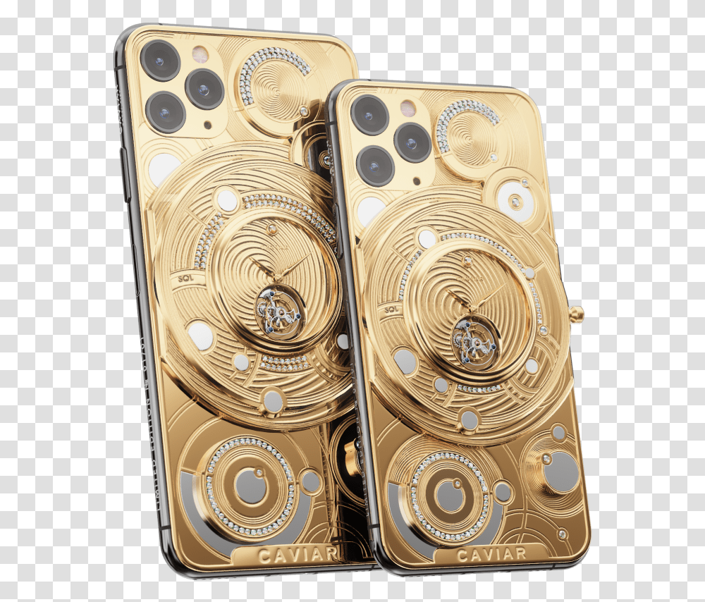 Iphone 11 Xl Discovery Solarius By Caviar Iphone 50 Pro, Wristwatch, Electronics, Gold, Camera Transparent Png