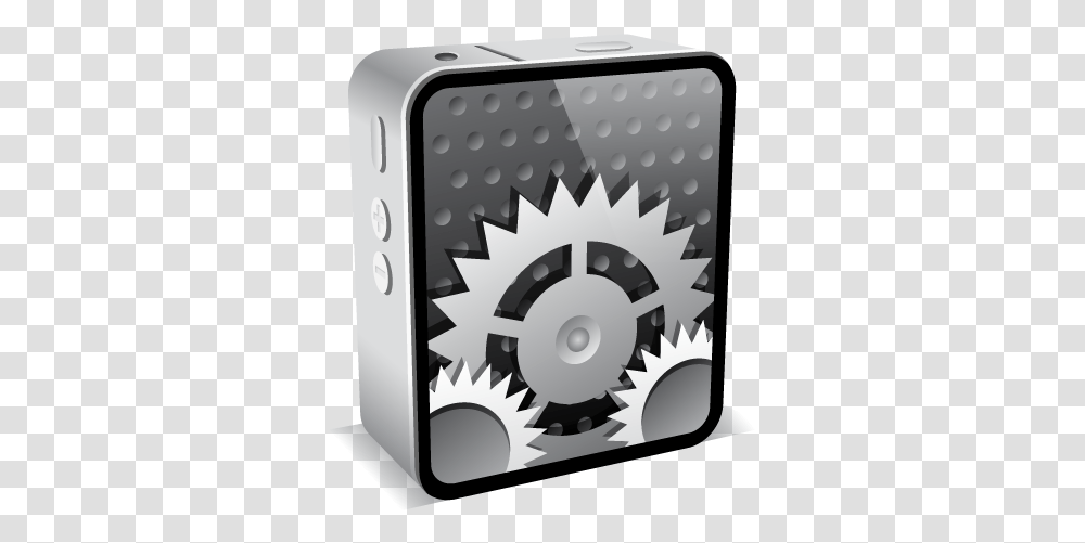 Iphone 4 Black Options Icon Mobile Phone, Machine, Gear Transparent Png