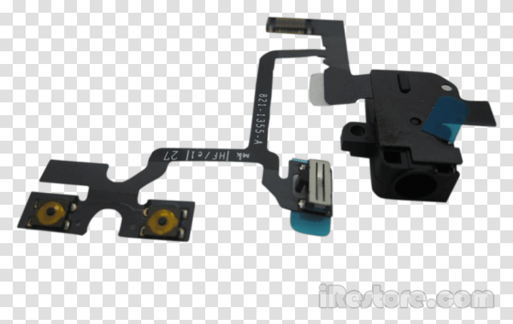 Iphone 4s Headphone Jack Ribbon, Tool, Gun, Weapon, Weaponry Transparent Png