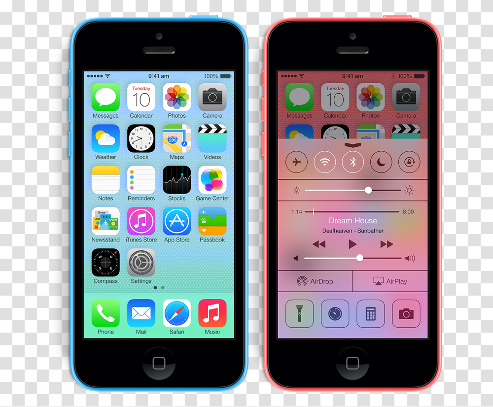 Iphone 5c Ios Ios 7 Iphone, Mobile Phone, Electronics, Cell Phone Transparent Png
