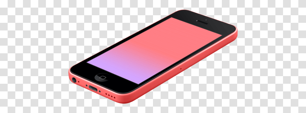 Iphone 5c Mock Up Iphone On Table, Mobile Phone, Electronics, Cell Phone Transparent Png