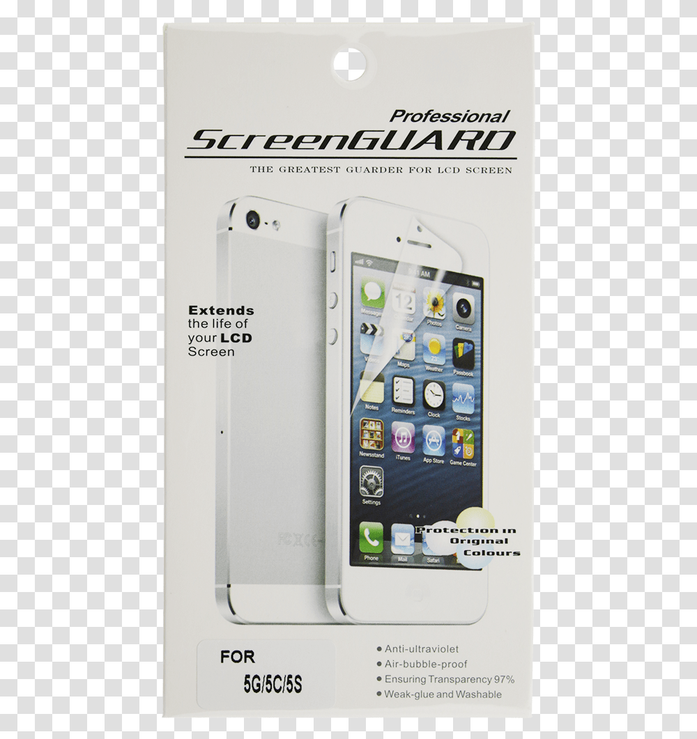 Iphone 5c5sse Clear Screen Protector Professional Screen Guard, Mobile Phone, Electronics, Cell Phone, Ipod Transparent Png