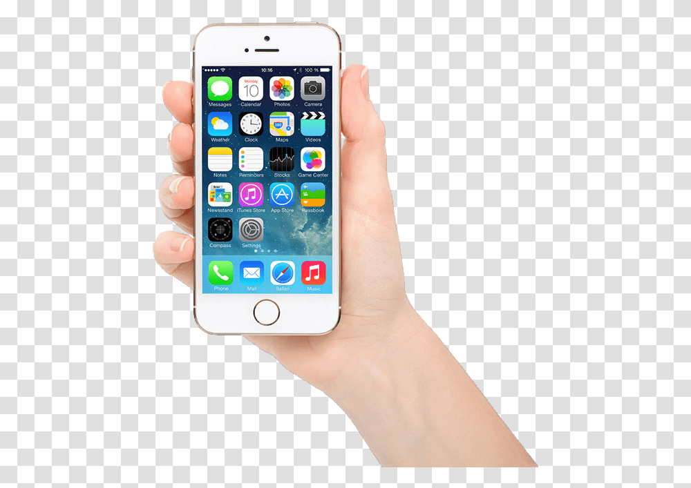 Iphone 5s Se Apple Iphone In Hand Apple Iphone 5s Gold, Mobile Phone, Electronics, Cell Phone, Person Transparent Png
