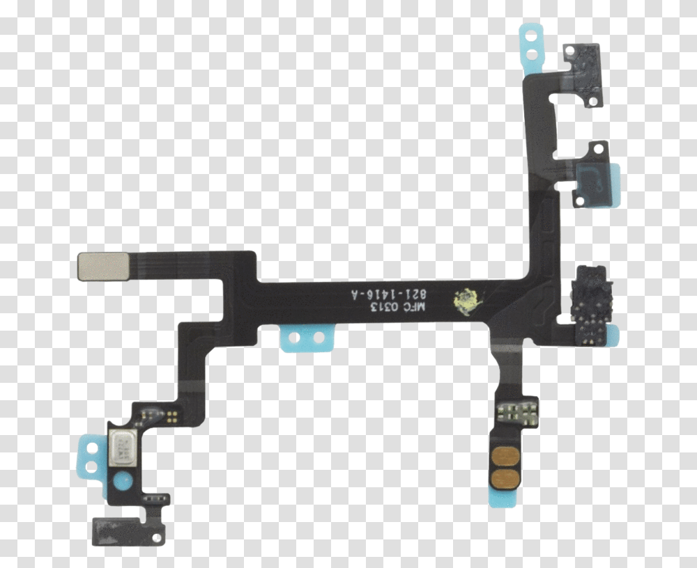 Iphone 5s Volume Flex Cable, Gun, Weapon, Plan, Plot Transparent Png