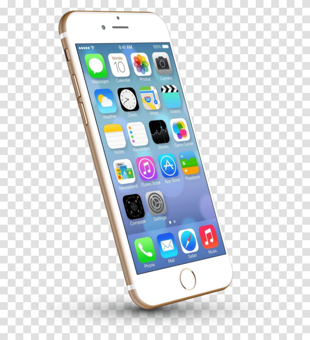 Iphone 6 7 8 Gold Phone Hd Image Download, Mobile Phone, Electronics, Cell Phone Transparent Png