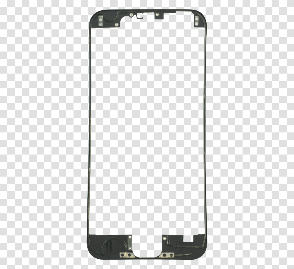 Iphone 6 Black Front Frame With Hot Glue Hot Glue Iphone 6 Frame, Mobile Phone, Electronics, Cell Phone, Screen Transparent Png