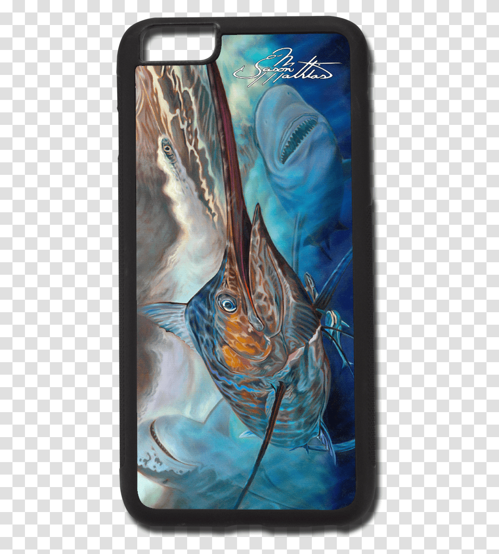 Iphone 6 Plus Blue Marlin Art Sharks Smartphone, Electronics, Animal, Fish, Bird Transparent Png