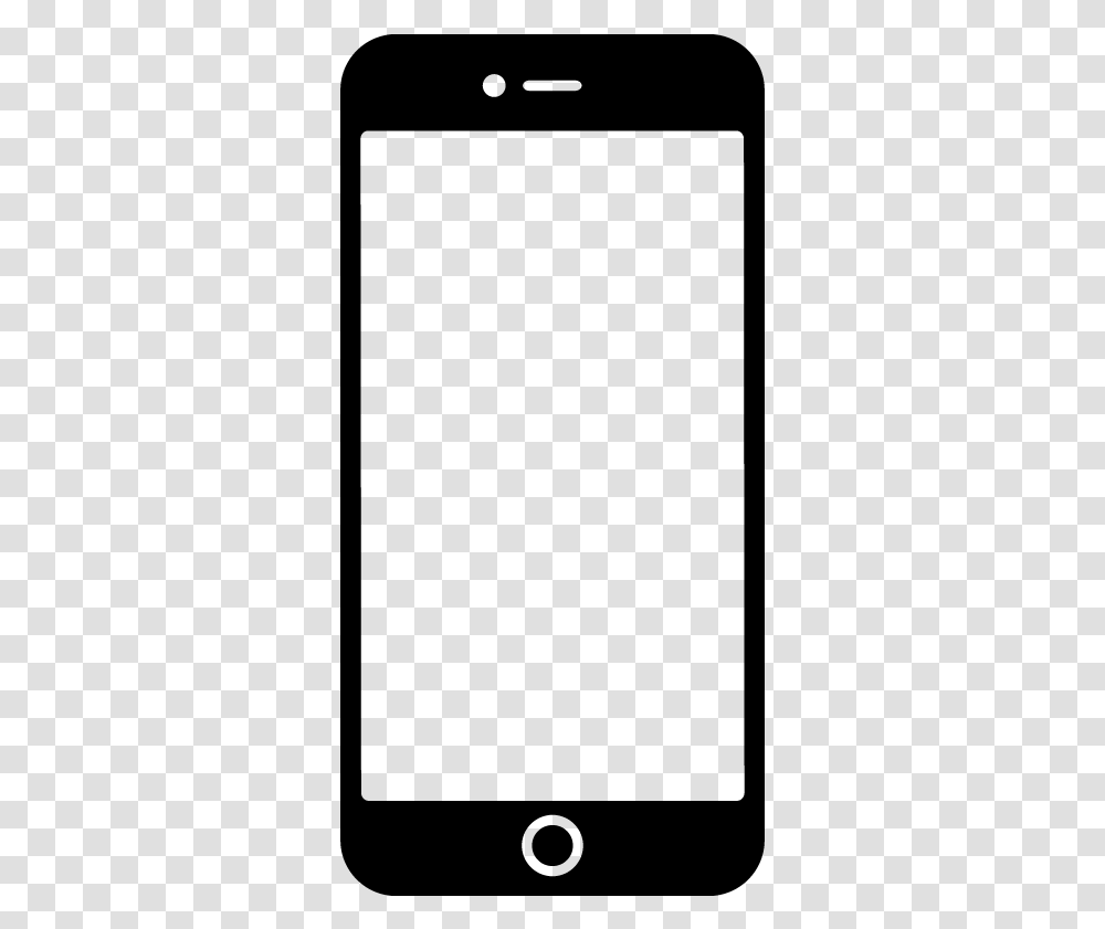 Iphone 6 Plus Smartphone Mobile Phone Device Icon Vector Iphone Placeholder, Gray Transparent Png