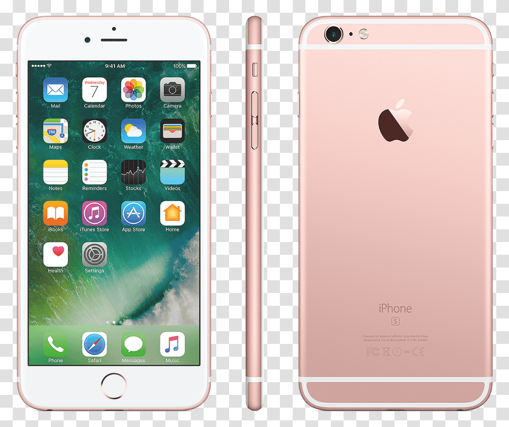 Iphone 6s Plus 128gb Rose Gold Iphone 6s Plus Pic Gold, Mobile Phone, Electronics, Cell Phone Transparent Png
