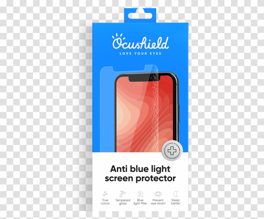 Iphone 6s Plus Blue Light Filter Archives Ocushield Screen Protector, Electronics, Text, Mobile Phone, Cell Phone Transparent Png