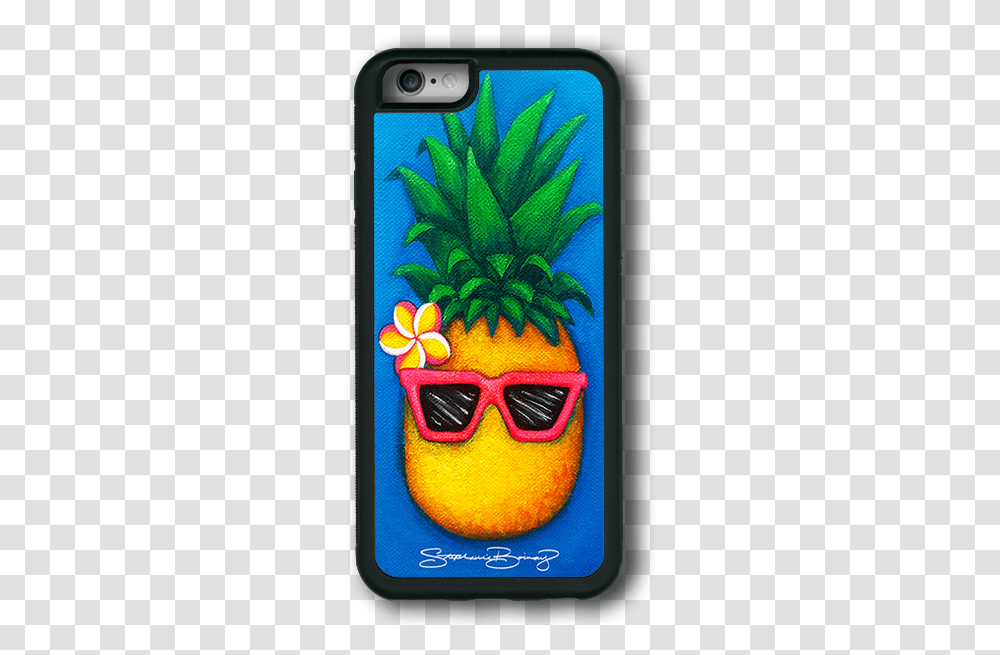 Iphone 7 Miss Aloha Pineapple Phone Case - Stephanie Boinay Art Pinapple, Plant, Mobile Phone, Electronics, Cell Phone Transparent Png