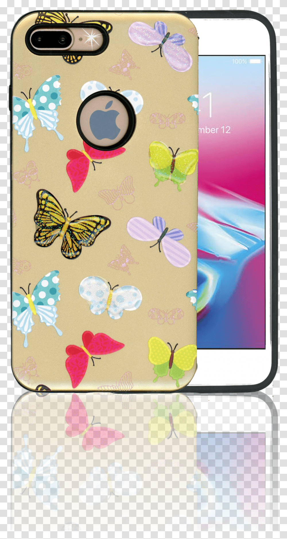 Iphone 78 Mm 3d Butterfly, Mobile Phone, Electronics, Cell Phone, Purse Transparent Png