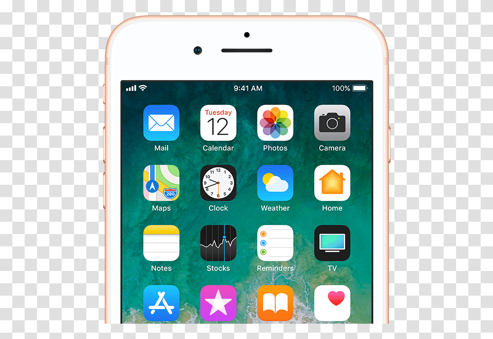 Iphone 8 Desktop, Mobile Phone, Electronics, Cell Phone, Clock Tower Transparent Png