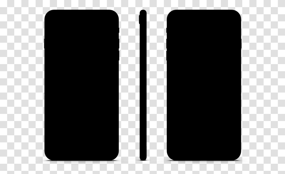 Iphone 8 Plus Glass Only Skin Iphone 8 Plus Colors Black Front And Back, Gray, Screen, Electronics Transparent Png