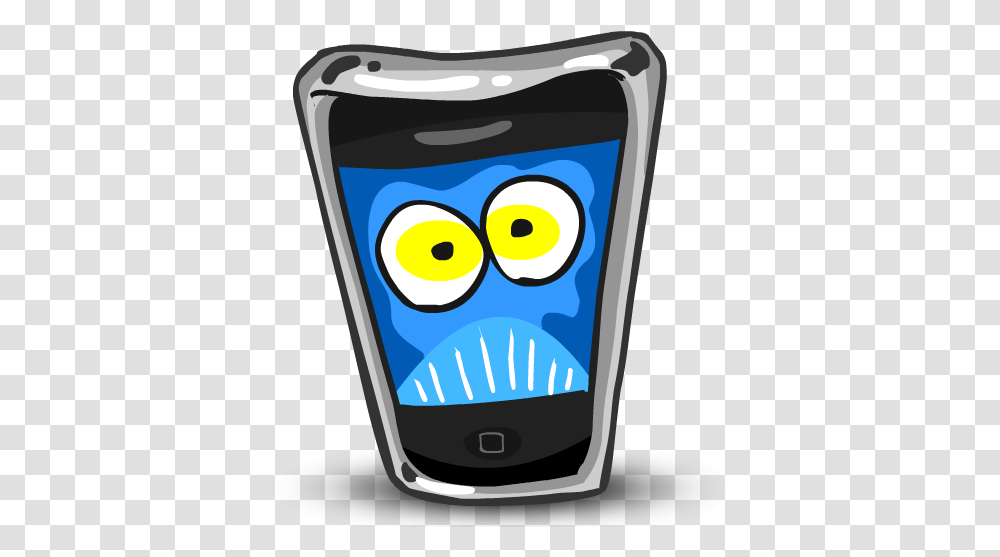 Iphone Afraid Icon Ico Or Icns Funny Mobile Phone Icon, Electronics, Cell Phone Transparent Png