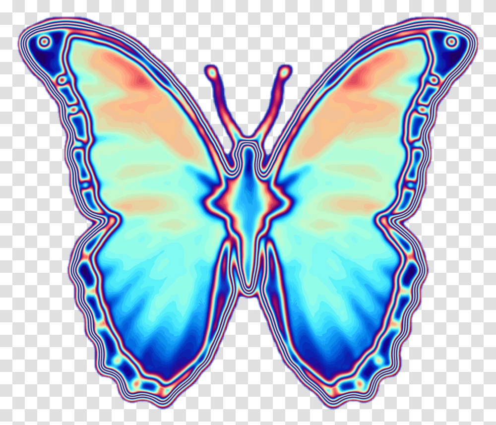 Iphone Background Blue Butterfly Emoji Butterflies, Pattern, Ornament, Fractal, Purple Transparent Png