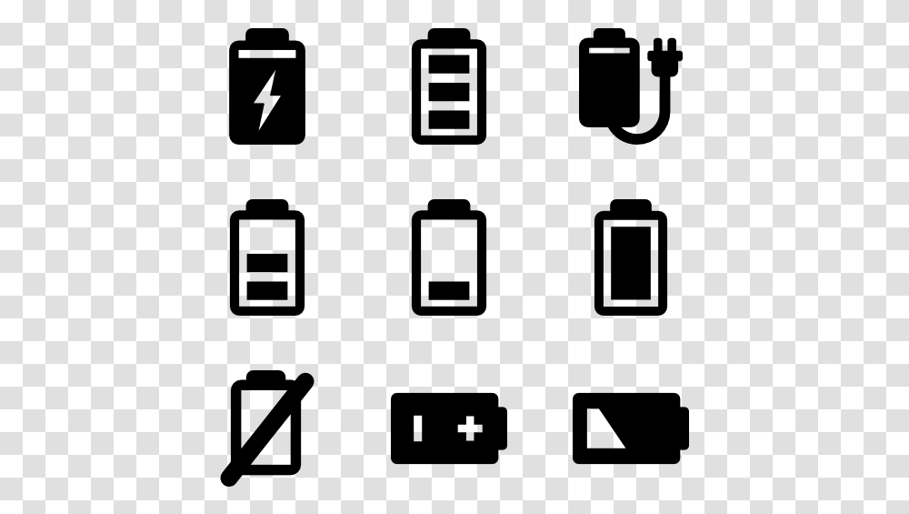 Iphone Battery Icon Vector Battery Icon Free, Gray Transparent Png