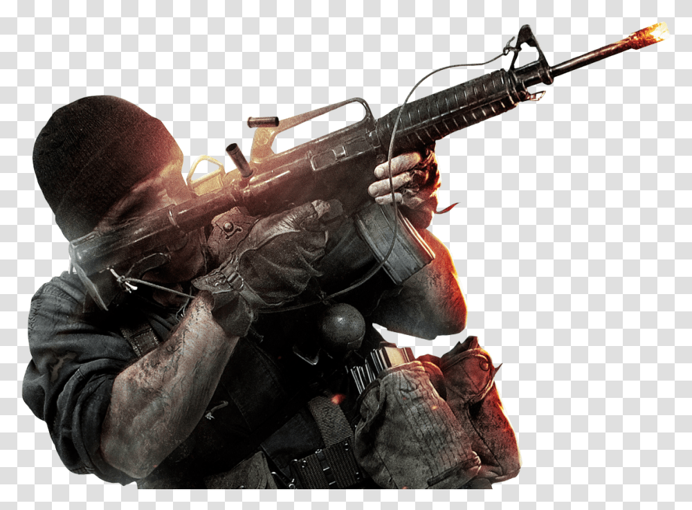 Iphone Black Ops, Person, Gun, Weapon, Leisure Activities Transparent Png