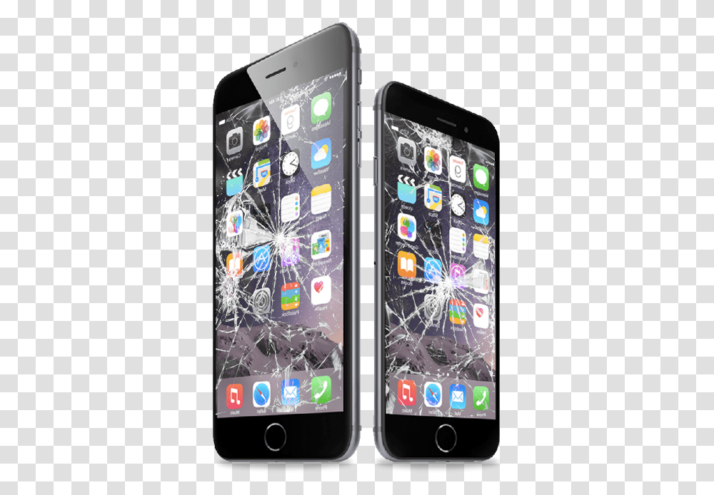 Iphone Broken 6 Image Iphone 10 Repair Screen, Mobile Phone, Electronics, Cell Phone Transparent Png