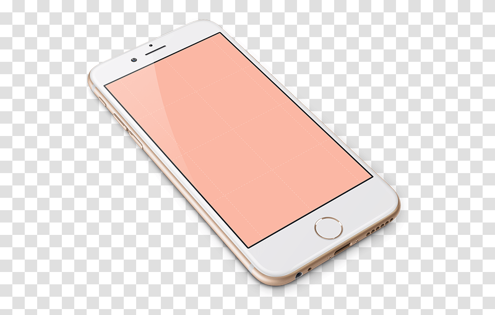 Iphone Clipart Template Rose Gold Picture Of Phone, Electronics, Mobile Phone, Cell Phone Transparent Png