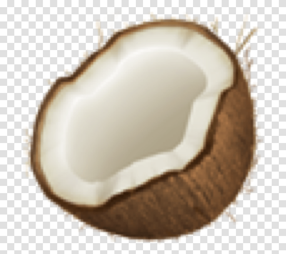 Iphone Coconut Emoji Sticker By Tereza Svobodov Background, Plant, Vegetable, Food, Fruit Transparent Png