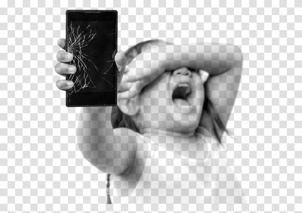 Iphone Download Broke Phone Screen Reactions, Gray, World Of Warcraft Transparent Png