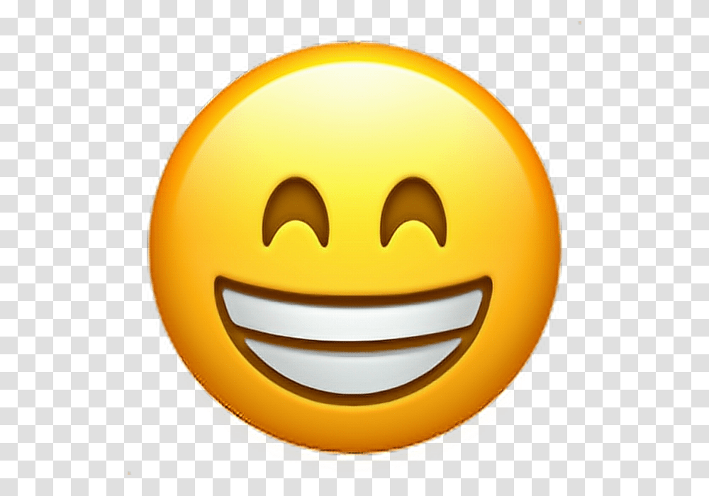 Iphone Emoji Faces Smiling With Teeth Emoji, Helmet, Label Transparent Png