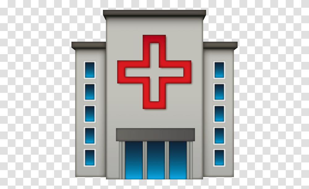 Iphone Emoji Hospital, Logo, Trademark, Red Cross Transparent Png
