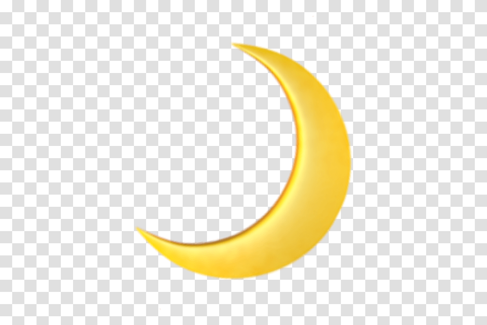 Iphone Emoji Moon Moonemoji Iphoneemoji Iphone Crescent Moon Emoji, Banana, Fruit, Plant Transparent Png