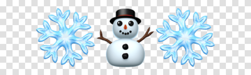 Iphone Emoji Winter Snow Freetoedit Snowman, Nature, Outdoors Transparent Png