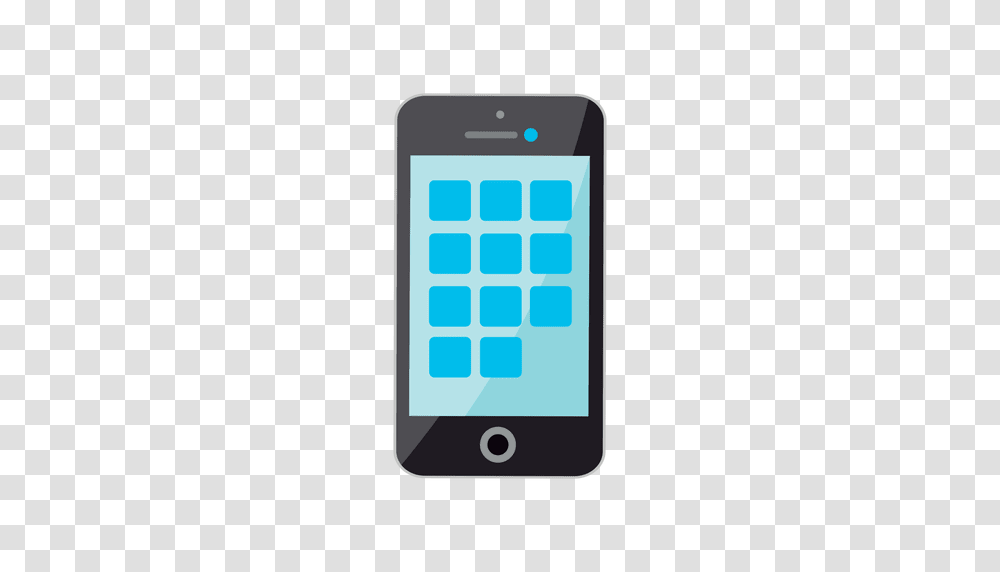 Iphone Flat Icon, Mobile Phone, Electronics, Cell Phone, Ipod Transparent Png