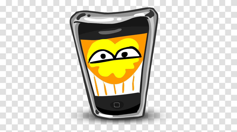 Iphone Happy Icon Ico Or Icns Free Vector Icons Cell Phone Funny, Electronics, Mobile Phone Transparent Png
