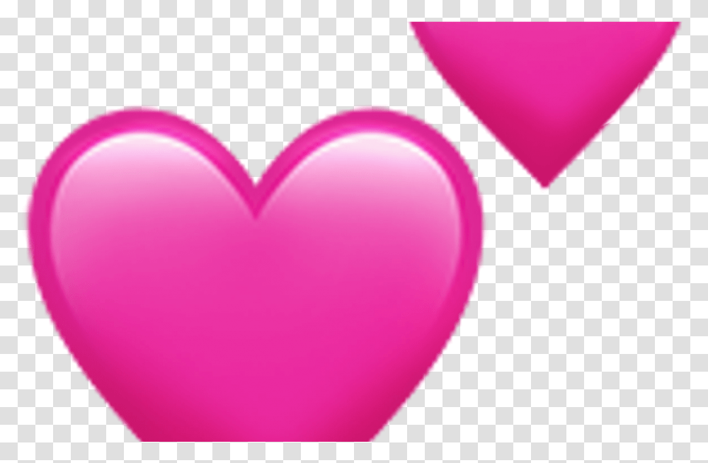 Iphone Heart Emoji Love Tumblr Heart Emoji Love Tumblr Heart, Balloon, Cushion, Pillow, Purple Transparent Png