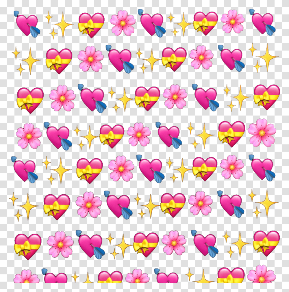 Iphone Heartmeme Heartemoji Emoji, Pattern, Rug, Purple, Paper Transparent Png