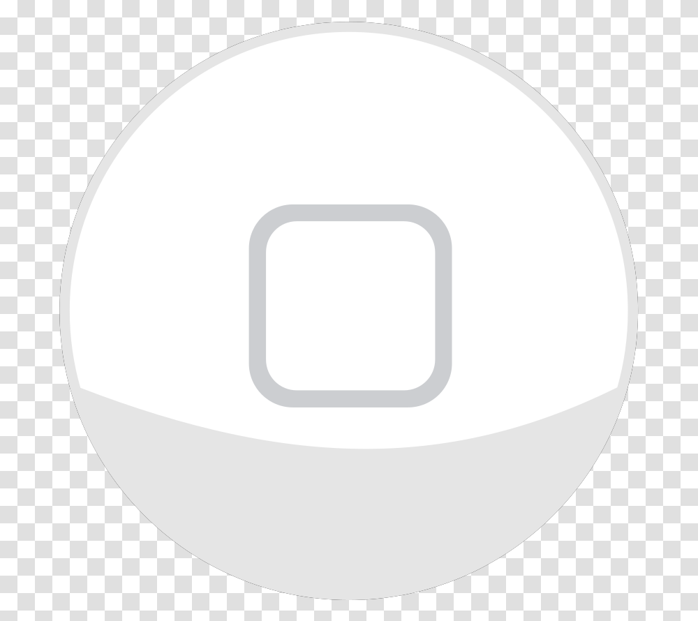 Iphone Home Button White Svg Clip Arts Circle, Sphere Transparent Png