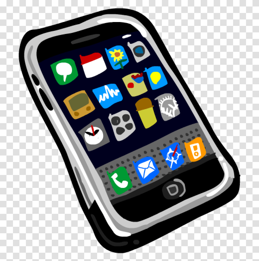 Iphone Icon Hand Drawn Iconset Fast Design Cell Phone Clipart, Mobile Phone, Electronics, Wristwatch Transparent Png