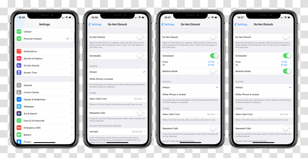Iphone Ios 12 Settings, Electronics, Mobile Phone, Cell Phone Transparent Png