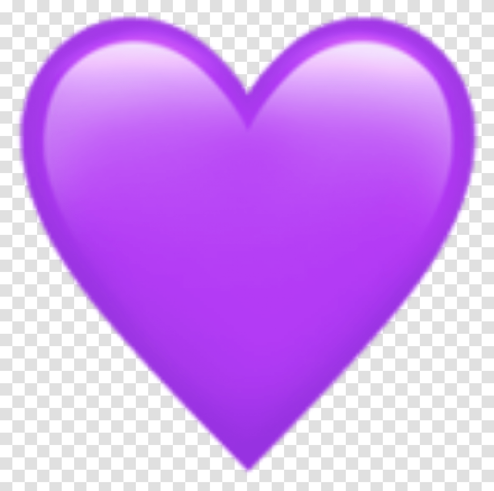 Iphone Iphoneemoji Purple Heart Emoji Purple Heart Emoji, Balloon Transparent Png