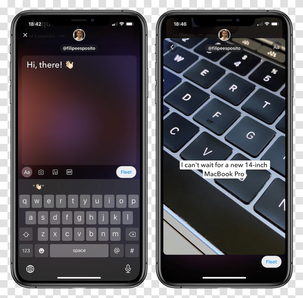 Iphone Messages Dark Mode, Mobile Phone, Electronics, Cell Phone, Computer Keyboard Transparent Png