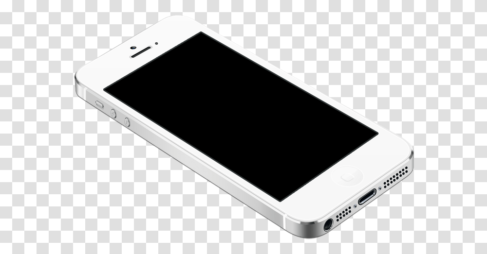 Iphone Mockup Black Mobile Phone On Angle, Electronics, Cell Phone, Screen Transparent Png