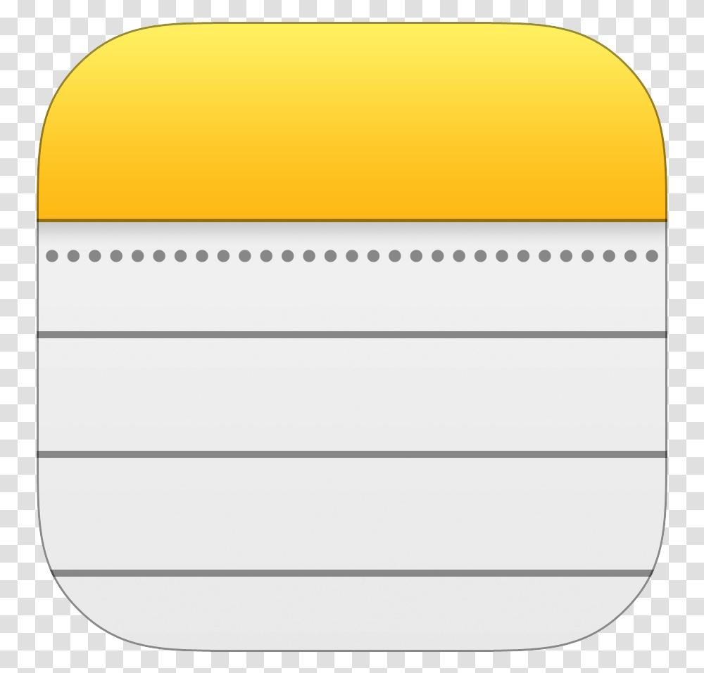 Iphone Notes App Icon Notes Icon On Phone, Label, Baseball Bat, Bottle Transparent Png