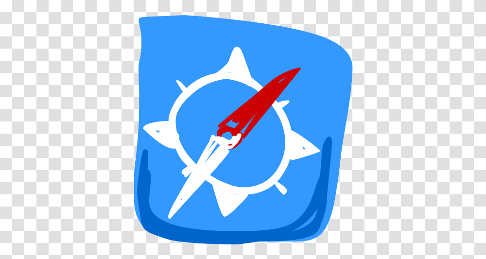 Iphone Painted Safari Icon Clipart Image Iconbugcom Iphone Icon, Shark, Fish, Animal, Symbol Transparent Png