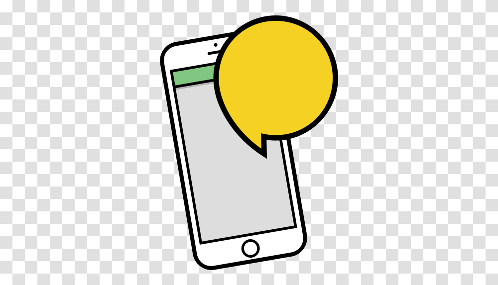 Iphone Phone Sms Text Message Icon Mobile Message Icon, Lamp, Art, Number, Symbol Transparent Png