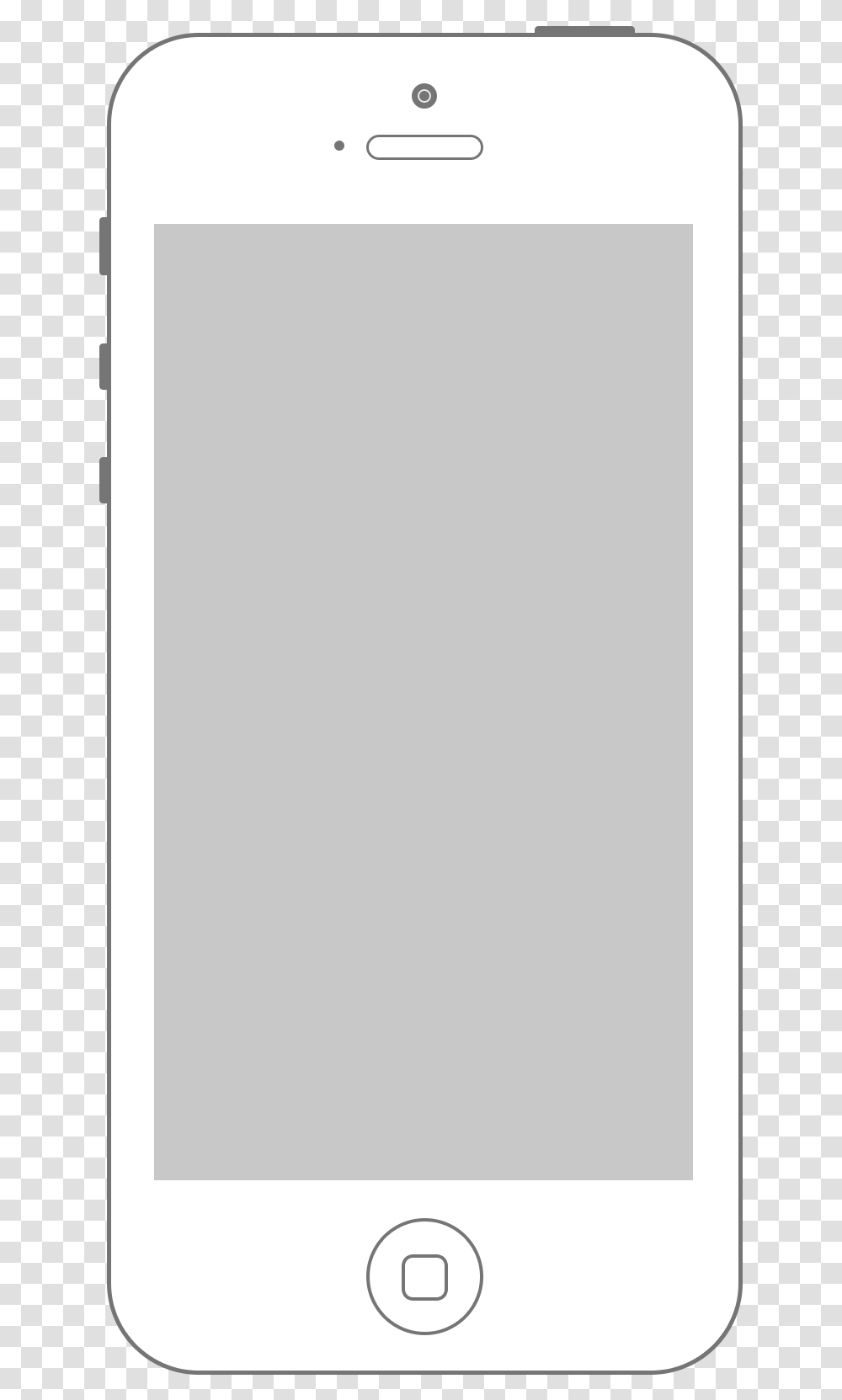 Iphone Template Vector Ipad White Icon, Electronics, Mobile Phone, Cell Phone, Rug Transparent Png